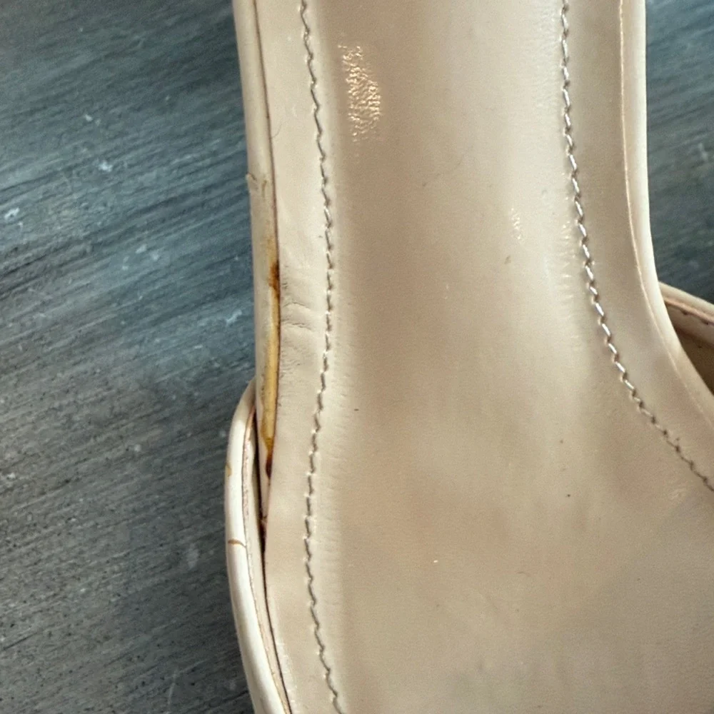 Dream Pairs Vegan Women's Beige/Nude Ankle Strap Heels Size 7